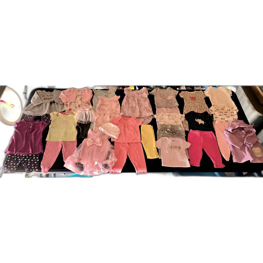 Girl's 0-3 Month Summer Clothing Lot